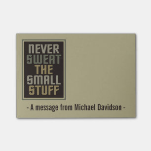 Motivational custom Post-It notes