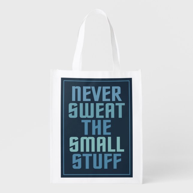 Motivational custom reusable bag (Front)