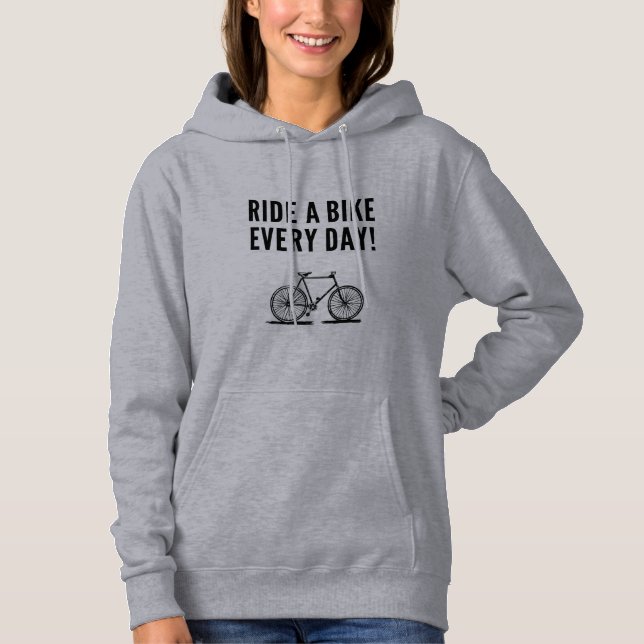 Motivational cycling hoodie (Front)