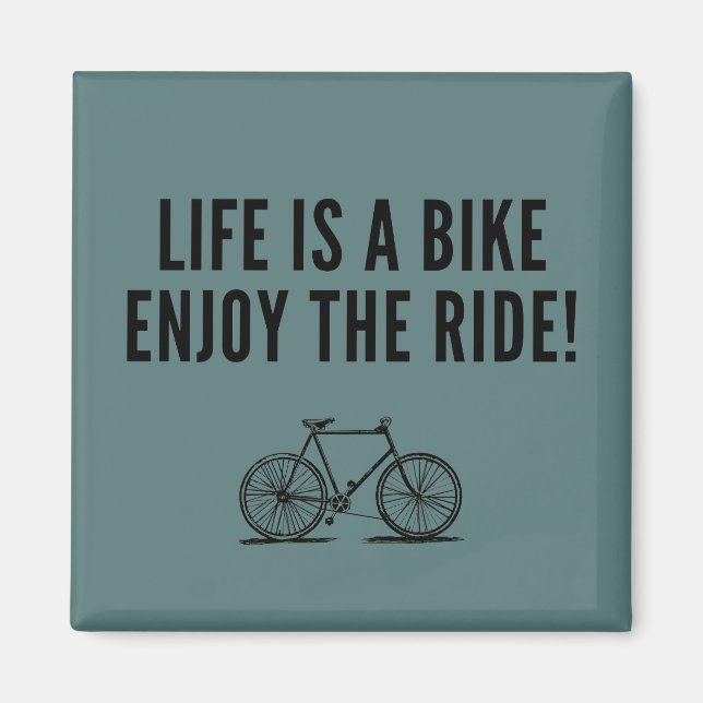 Motivational cycling magnet (Front)
