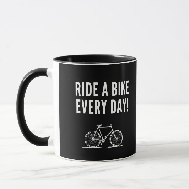Motivational cycling mug (Left)