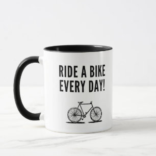 Motivational cycling mug