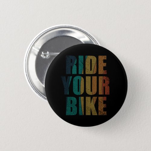 Motivational cycling quotes button