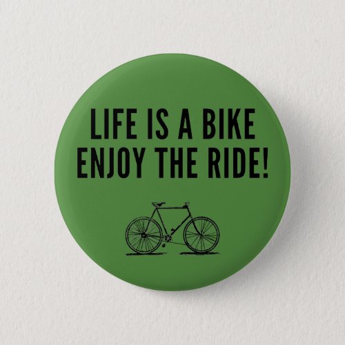 Motivational cycling quotes button