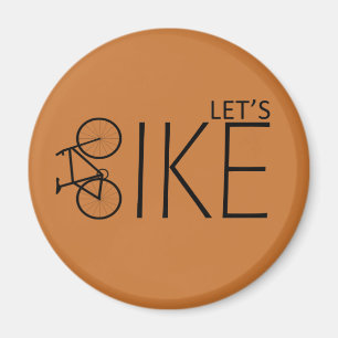 Motivational cycling quotes magnet