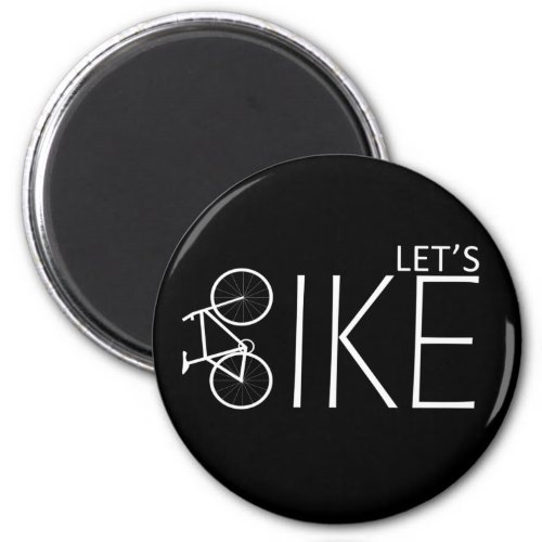 Motivational cycling quotes magnet