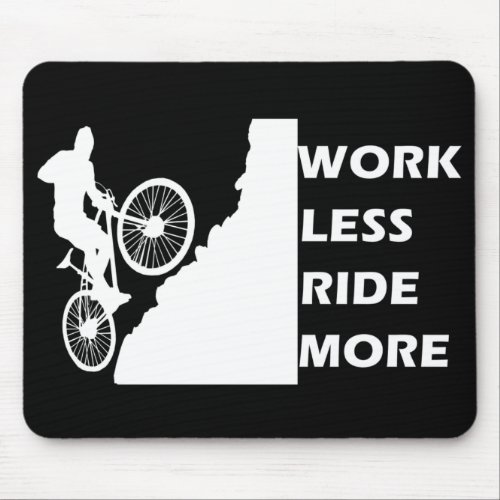 Motivational cycling quotes mouse pad