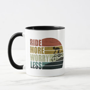 Motivational cycling quotes mug