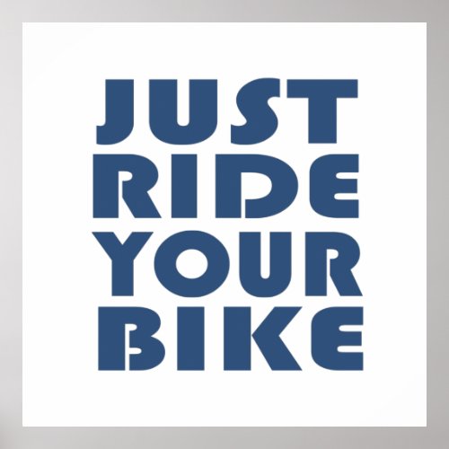 Motivational cycling quotes poster