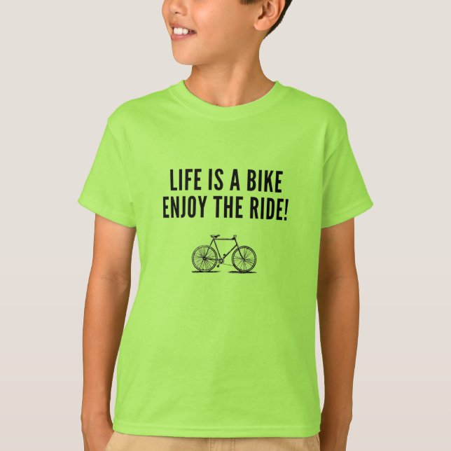 motivational cycling quotes T-Shirt (Front)