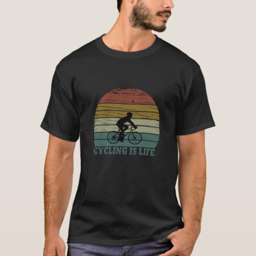 Motivational cycling quotes vintage T_Shirt