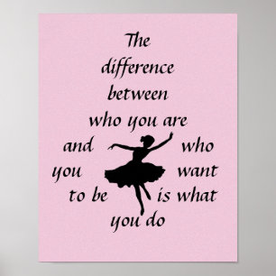 "Motivational Dancer" Poster