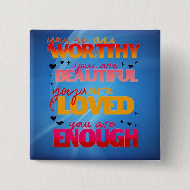 Motivational design button (Front)
