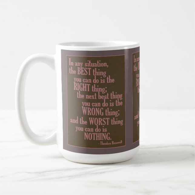 Motivational “Do Something” Quote mugs (Left)