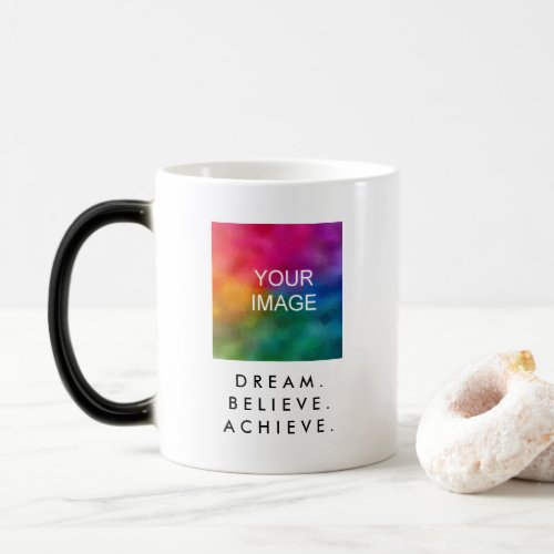 Motivational Dream Believe Achieve Custom Quote Magic Mug