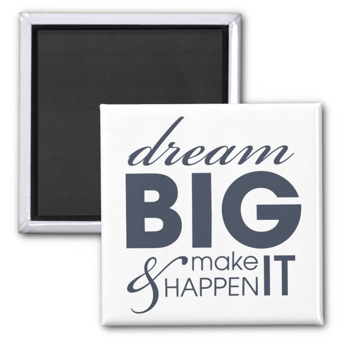 Motivational Dream Work Success Magnets