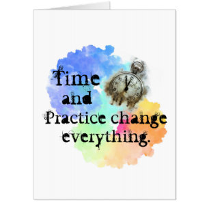 Motivational encouragement card