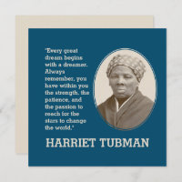 Motivational EVERY GREAT DREAM Harriet Tubman
