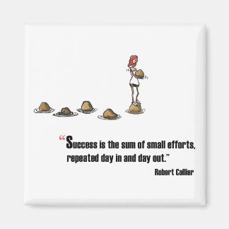 Motivational exam quote by Robert Collier Magnet