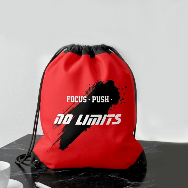 Motivational Fitness Drawstring Bag (Creator Uploaded)