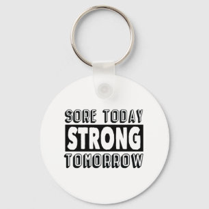 Motivational Fitness Gift for Athlete Gift Keychain