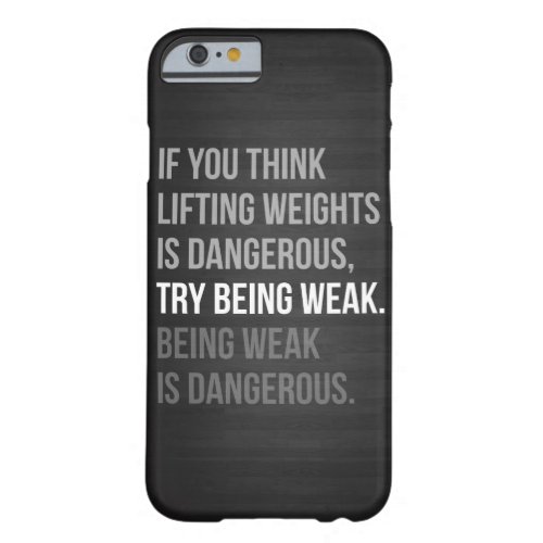 Motivational Fitness Gym Barely There iPhone 6 Case