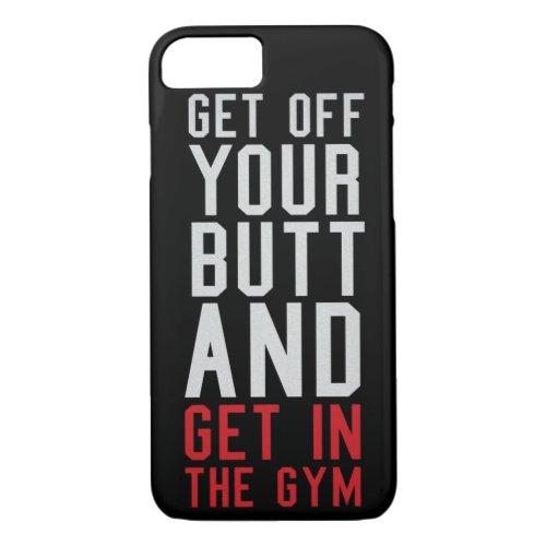 Motivational Fitness Gym iPhone 87 Case