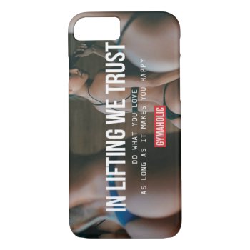 Motivational Fitness Gym Iphone 8/7 Case by physicalculture at Zazzle