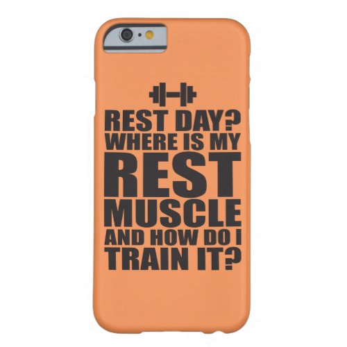 Motivational Fitness Gym Barely There iPhone 6 Case