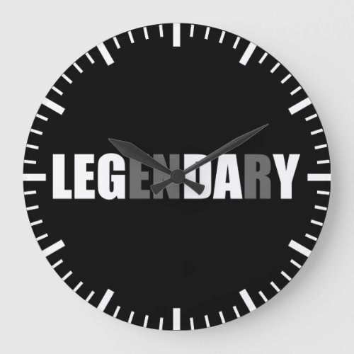 Motivational Fitness GymBodybuliding _ Leg Day _ L Large Clock