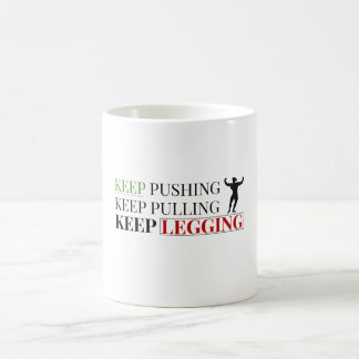 Motivational Fitness Mug – Text-Based Gym Quote