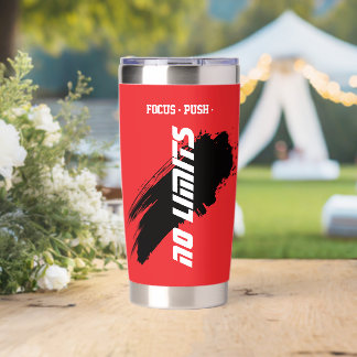 Motivational Fitness Red Insulated Tumbler
