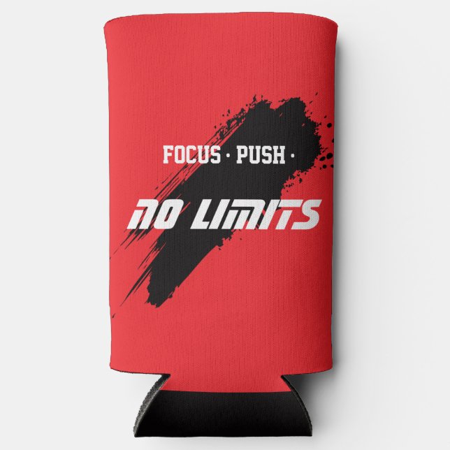 Motivational Fitness Seltzer Can Cooler (Front)