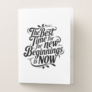 Motivational Folder – The Best Time for New