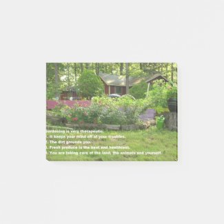 Motivational for the Gardener Post-it Notes
