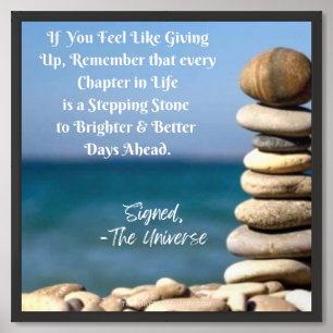 MOTIVATIONAL FRAMED POSTER