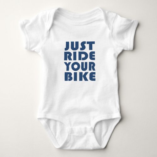 Motivational funny mountain biking quote baby bodysuit