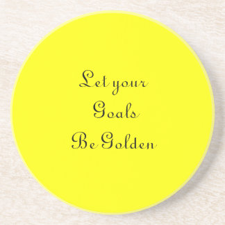 Motivational goals coasters