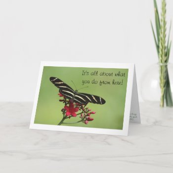 Motivational Greeting Card W/ Scripture by TalkWalkers at Zazzle