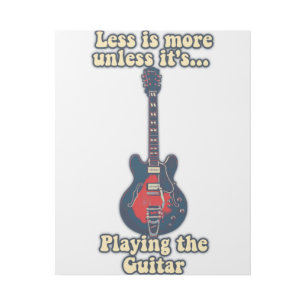 motivational guitar quote for guitar players gallery wrap