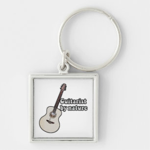 motivational guitar quote for guitarists keychain