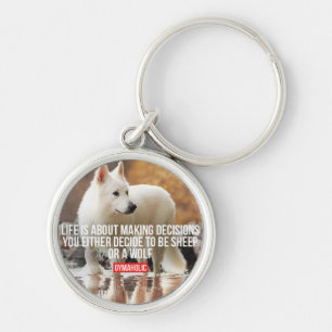 Motivational Gym Words Keychain
