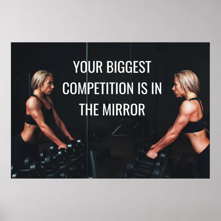 Workout Gym Fitness muscle Quotes Quality poster reproduction Choose your Size