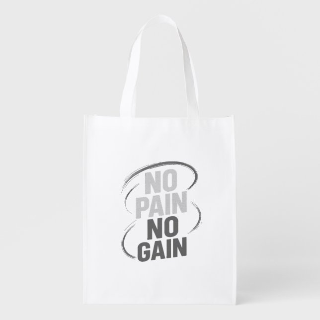 Motivational Handbag for Strong, Goal-Driven Grocery Bag (Front)