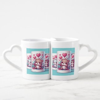 Motivational Happy Cute Valentine Lover's Mug