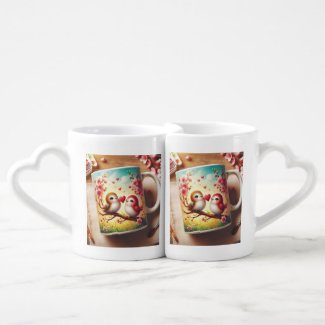 Motivational Happy Cute Valentine Lover's Mug