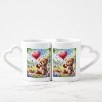 Motivational Happy Cute Valentine Lover's Mug