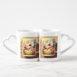 Motivational Happy Cute Valentine Lover's Mug