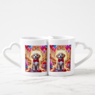 Motivational Happy Cute Valentine Lover's Mug