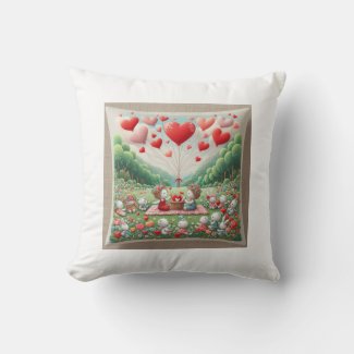 Motivational Happy Cute Valentine Pillows